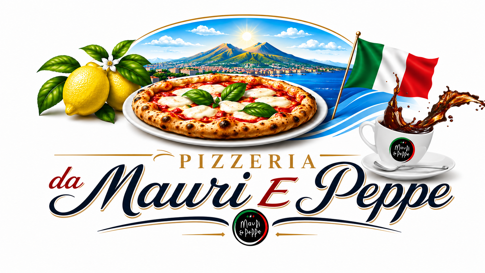 Pizzeria da Mauri e Peppe – Logo